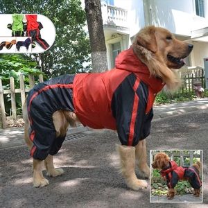 Lovelonglong Dog Hooded Raincoat Rain Jacket Poncho Waterproof Clothes with Hood